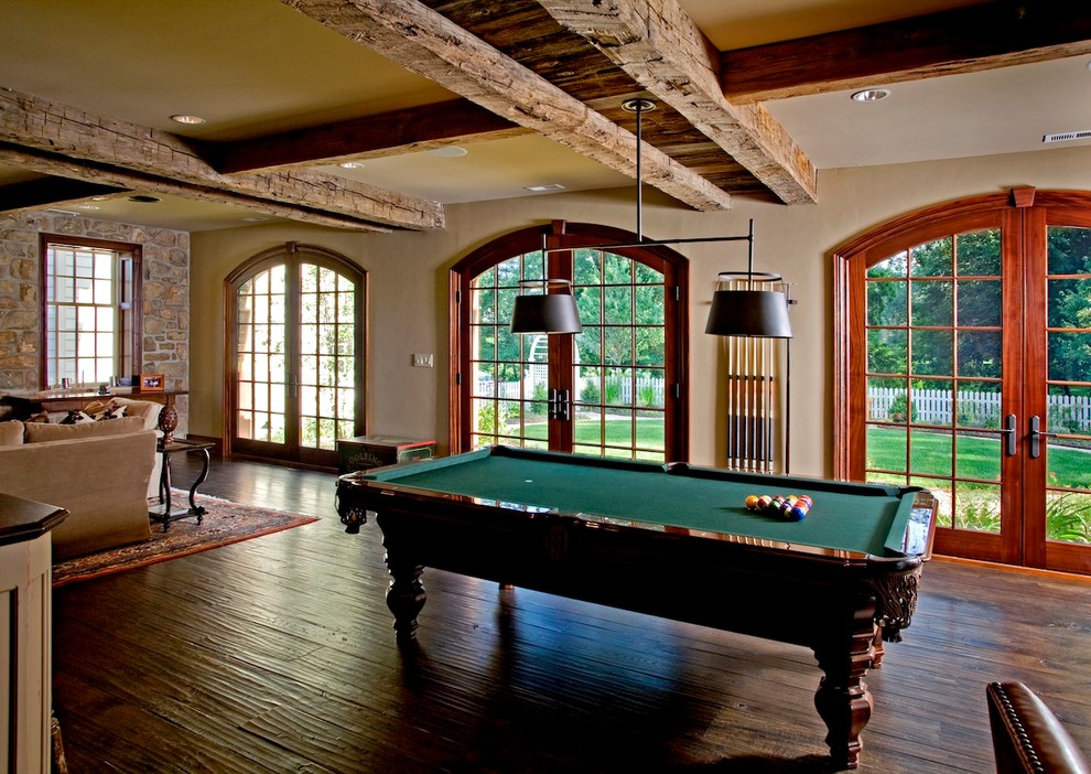 Example of a repaired pool table.